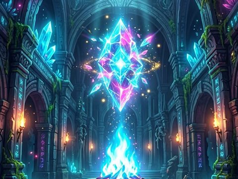 第百階層のセーブポイントのタイトル画面